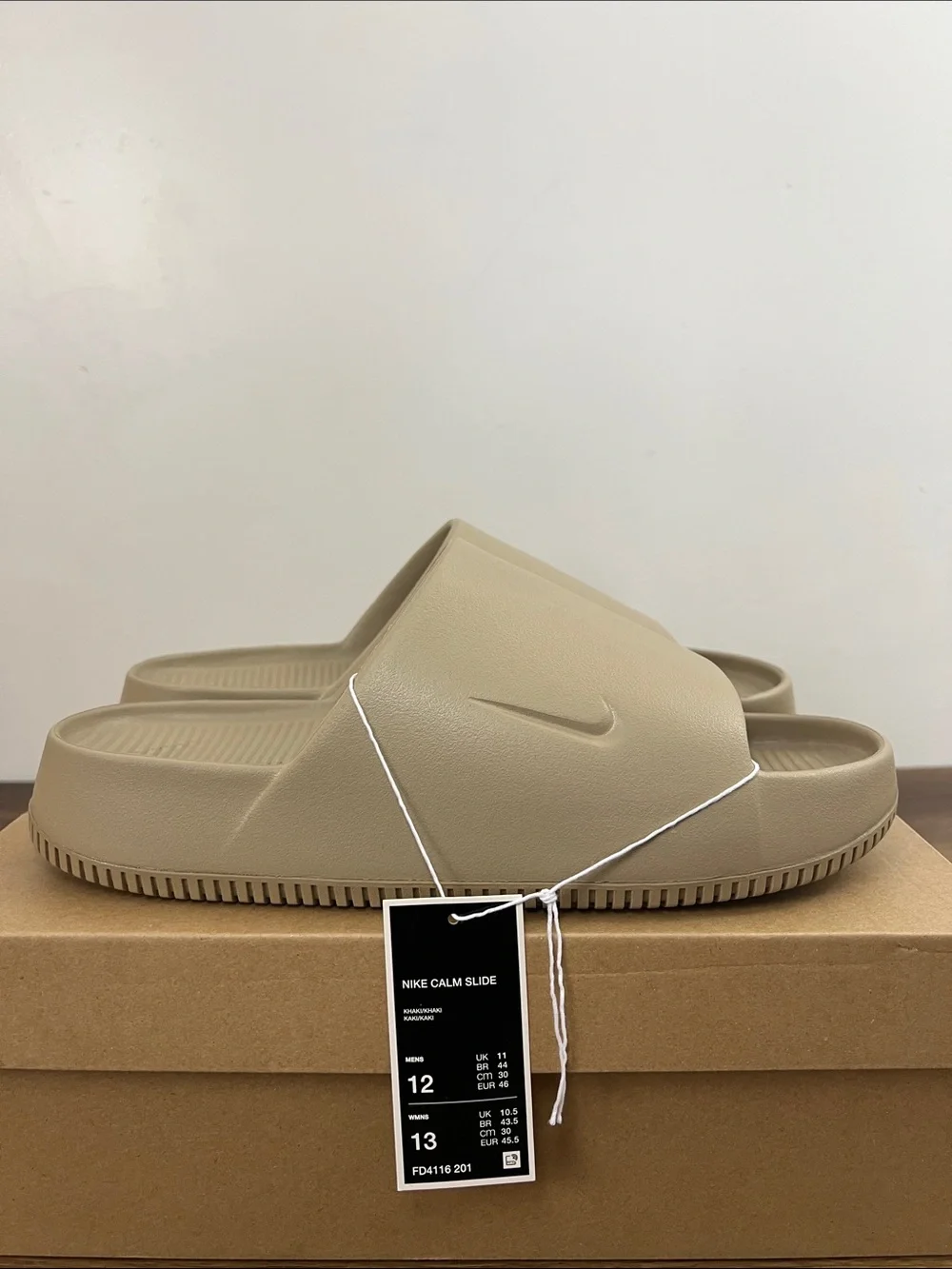 Nike Calm Slide Men’s Size 12 Beige FD4116-201_3